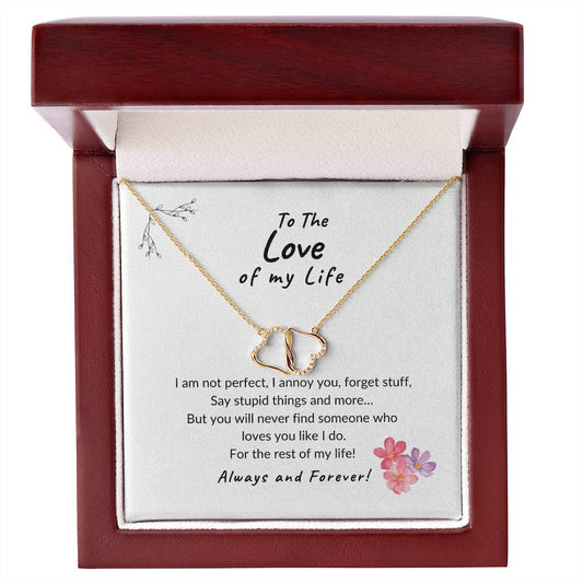 To My Wife | To My Girl Friend |  Mother's Day Gift | Birthday Gift | Anniversary Gift | Everlasting Love Necklace