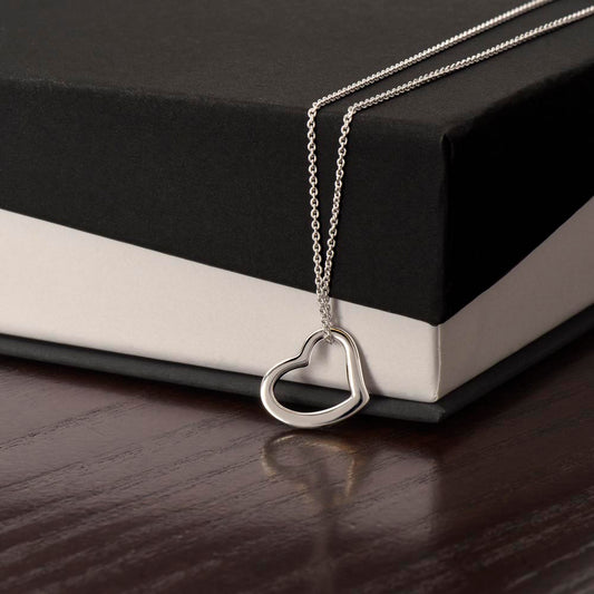 Delicate Heart Necklace (No Message Card) | Anniversary Celebrations | Birthdays | Valentine’s Day | Mother’s Day | Weddings | Graduations | Christmas or Holiday Gifts | Just Because | Thank You Gifts | Milestone Celebrations