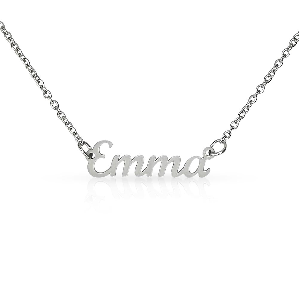 Name Necklace - Custom (No Message Card) | Anniversary Celebrations | Birthdays | Valentine’s Day | Mother’s Day | Graduations | Holiday Gifts | Just Because | Thank You Gifts