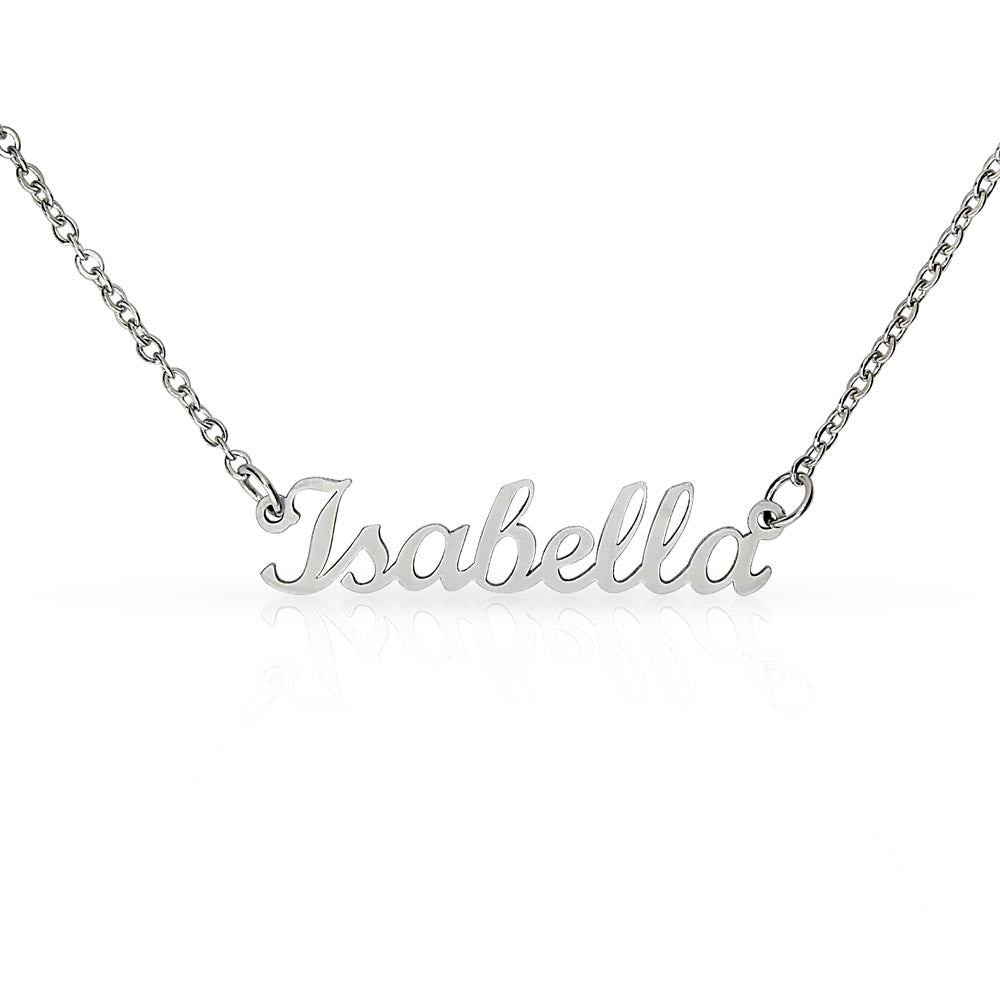 Name Necklace - Custom (No Message Card) | Anniversary Celebrations | Birthdays | Valentine’s Day | Mother’s Day | Graduations | Holiday Gifts | Just Because | Thank You Gifts