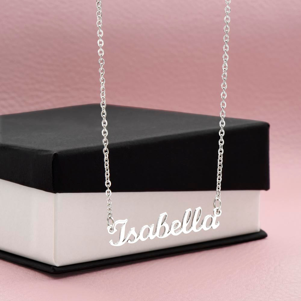 Name Necklace - Custom (No Message Card) | Anniversary Celebrations | Birthdays | Valentine’s Day | Mother’s Day | Graduations | Holiday Gifts | Just Because | Thank You Gifts