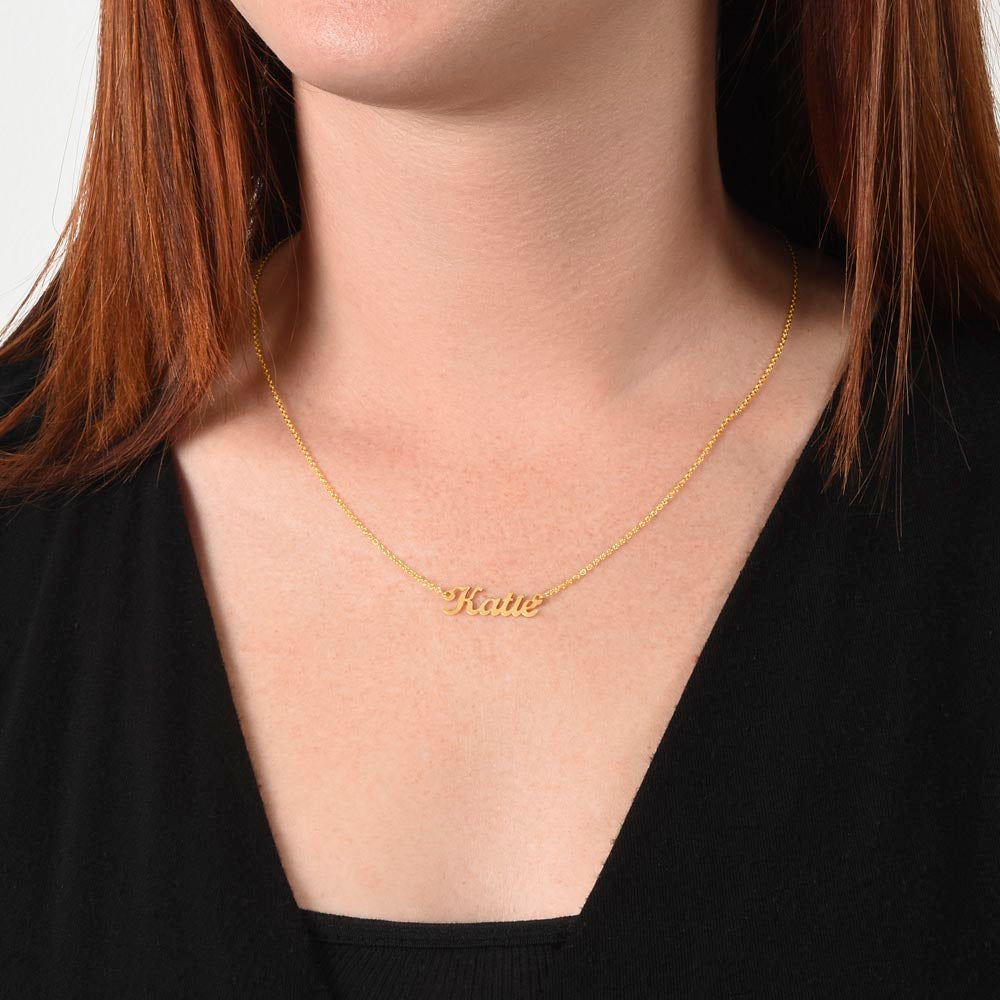 Name Necklace - Custom (No Message Card) | Anniversary Celebrations | Birthdays | Valentine’s Day | Mother’s Day | Graduations | Holiday Gifts | Just Because | Thank You Gifts