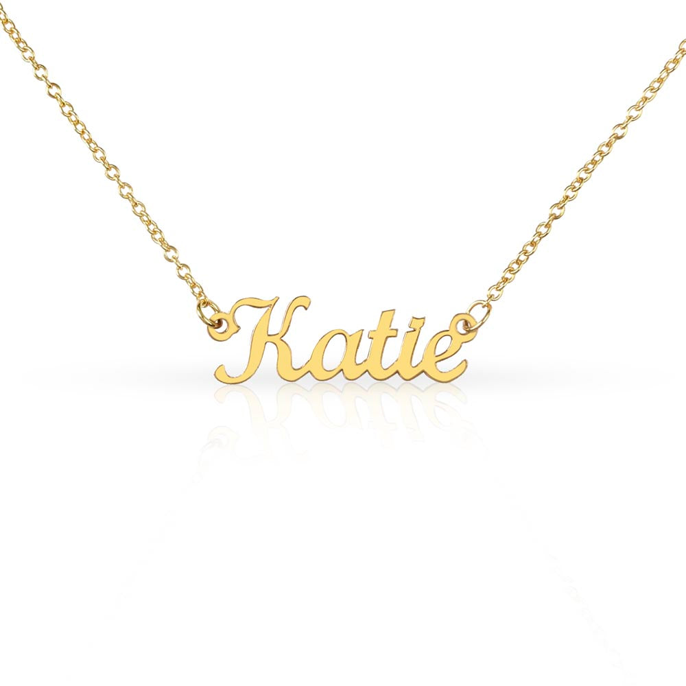 Name Necklace - Custom (No Message Card) | Anniversary Celebrations | Birthdays | Valentine’s Day | Mother’s Day | Graduations | Holiday Gifts | Just Because | Thank You Gifts