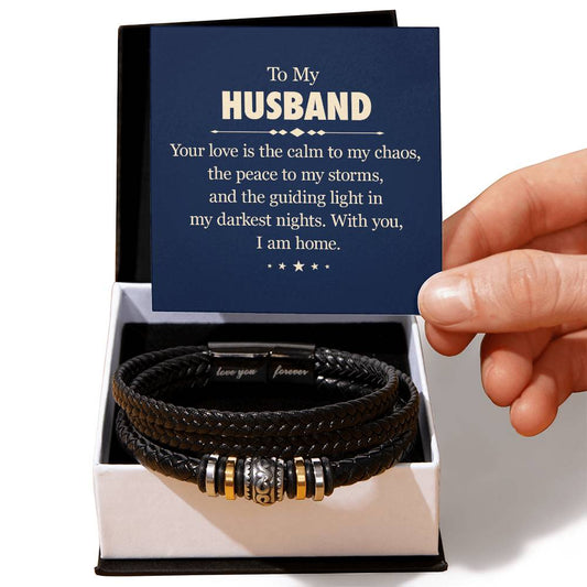 To My Husband | Love You Forever Bracelet | Birthday