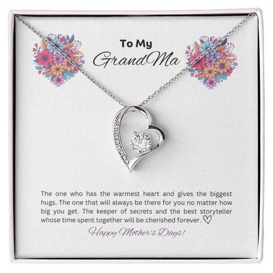 Grandma's Gift | Mother's Day Gift for Grandmother | Forever Love Necklace