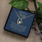 To My Smokin Hot Wife | Mother's Day | Birthday | Anniversary | Just Because | Forever Love Necklace